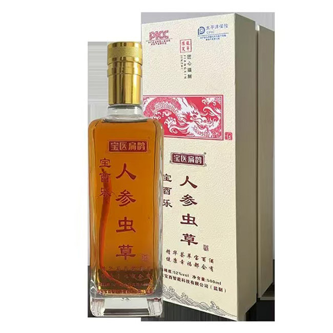 寶酉樂人參蟲草酒【32° 500ml】